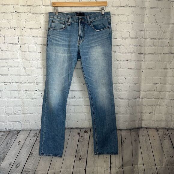 MADEWELL Mens Slim Everyday Flex Jeans in Leesburg Wash: Eco Edition size 34x32 - Picture 1 of 10